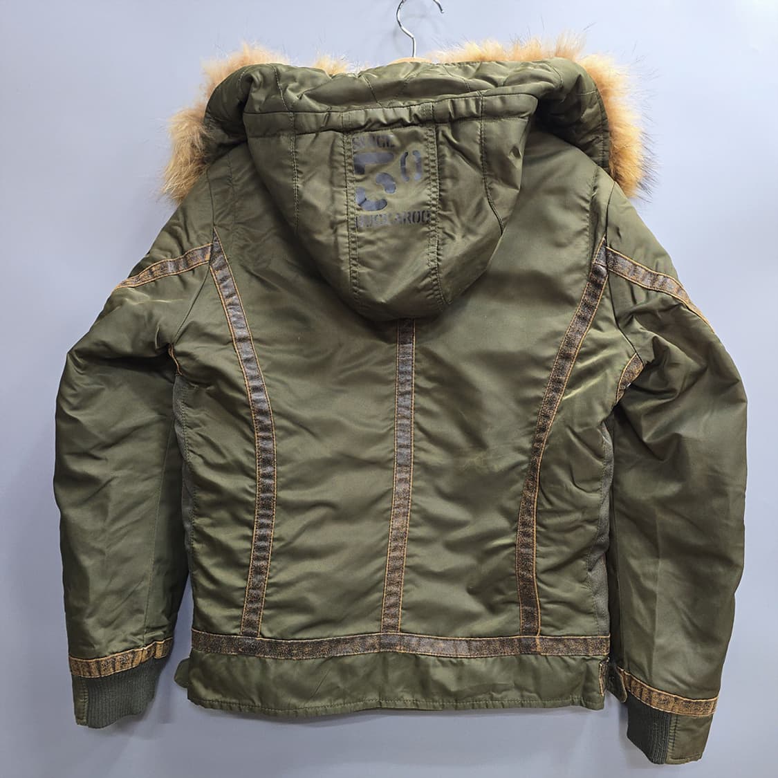 버커루(BUCKAROO) 퍼 후드 야상 자켓 L 상품이미지4