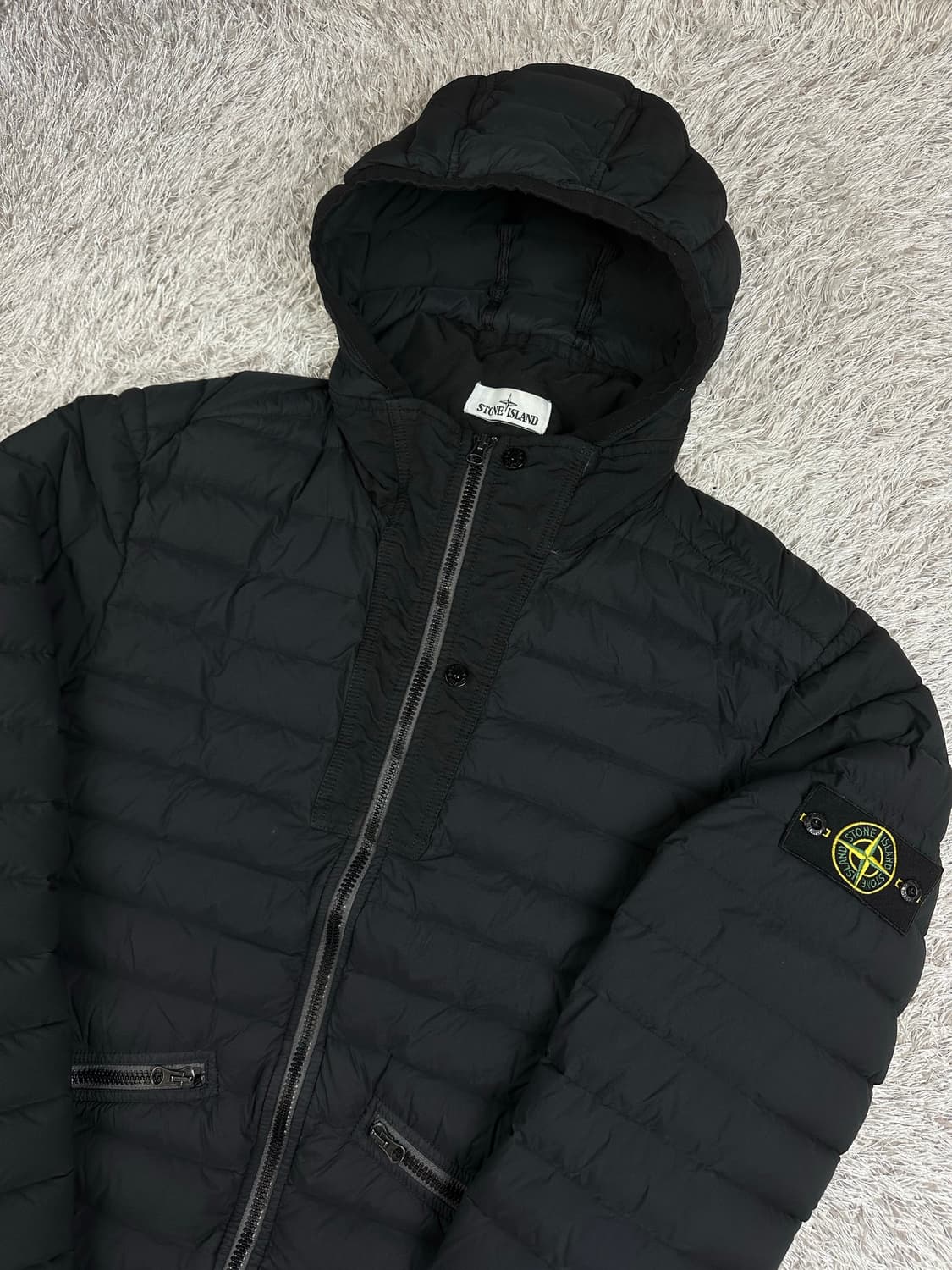 [XL] 정품 스톤아일랜드 19SS 챔버스 룸우븐 경량패딩 상품이미지1