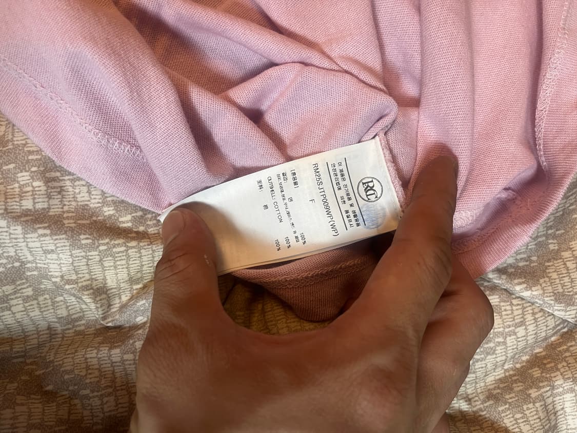 렉토 빈티지 워시드 코튼 오버사이즈 티셔츠 상품이미지3
