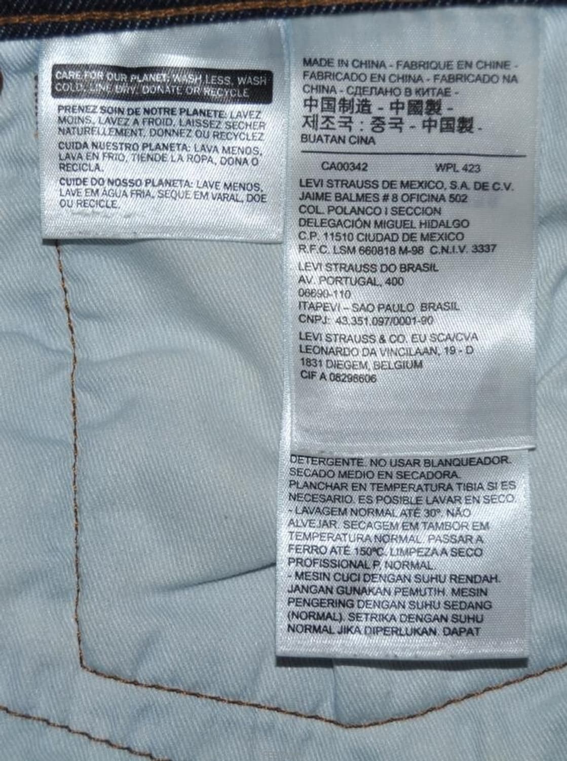 리바이스/남성엔지니어레드텝테이퍼드핏팬츠(허리30) 상품이미지9