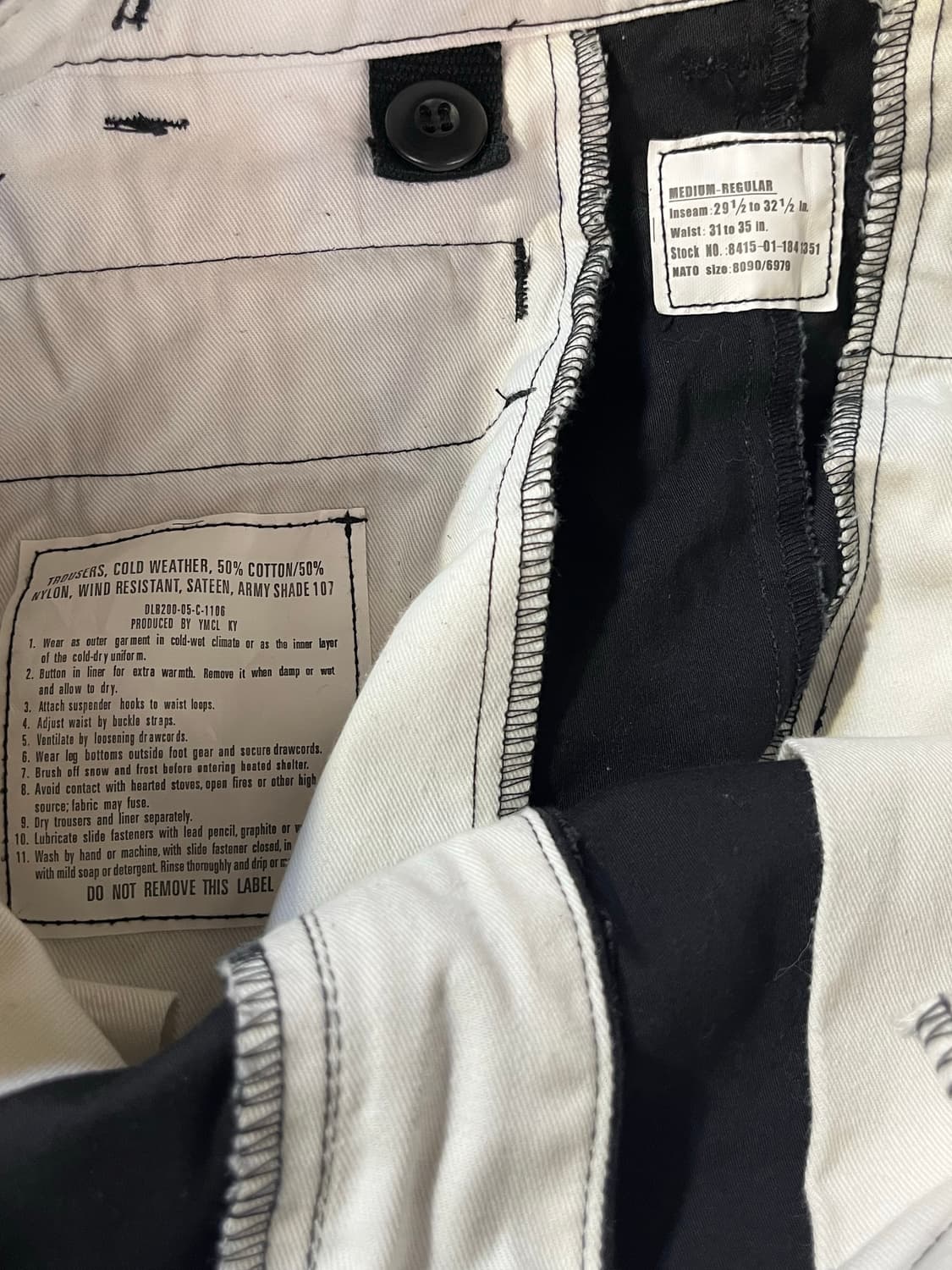 와이엠씨엘케이와이 M65 필드 팬츠 블랙 #csz2068 상품이미지3