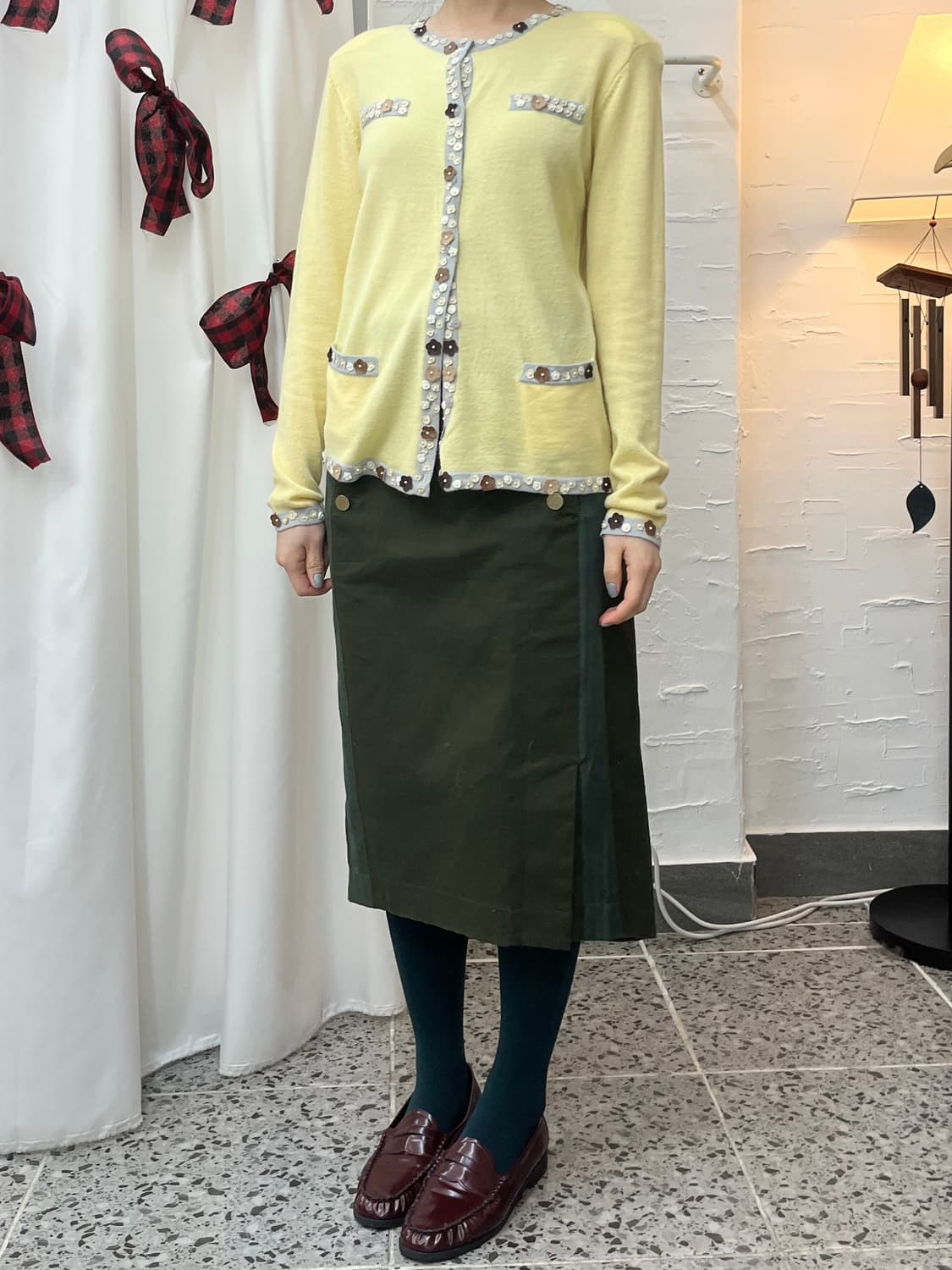 Sweet daisy yellow cardigan 상품이미지2