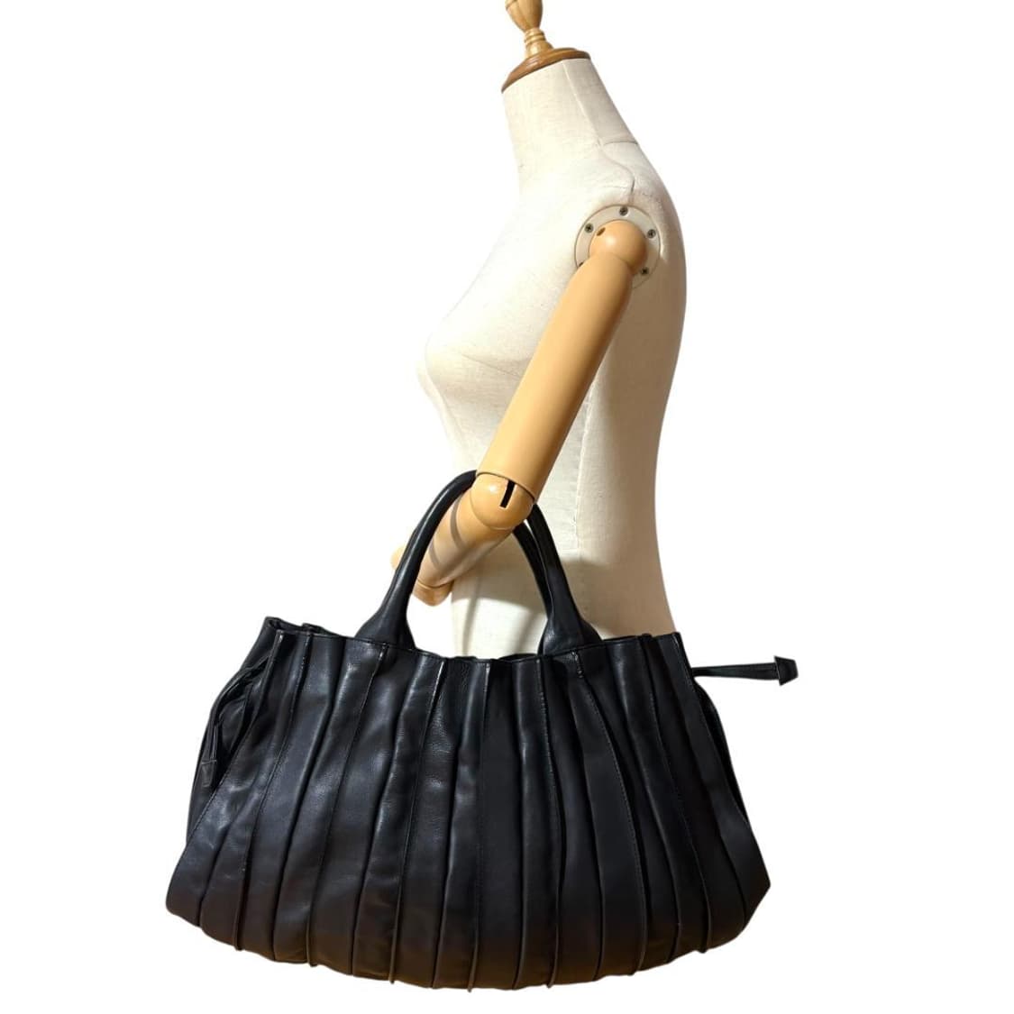 루포 바르셀로나 가죽 플리츠 토트백 재패니즈 스타일 상품이미지3