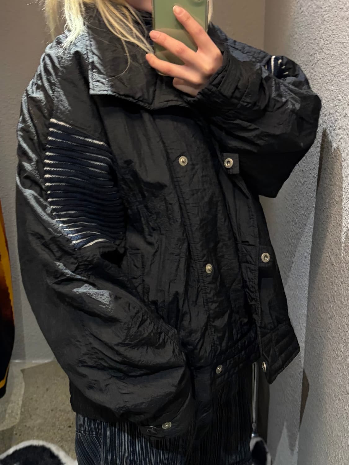 빈티지 디테일 봄버자켓 상품이미지2