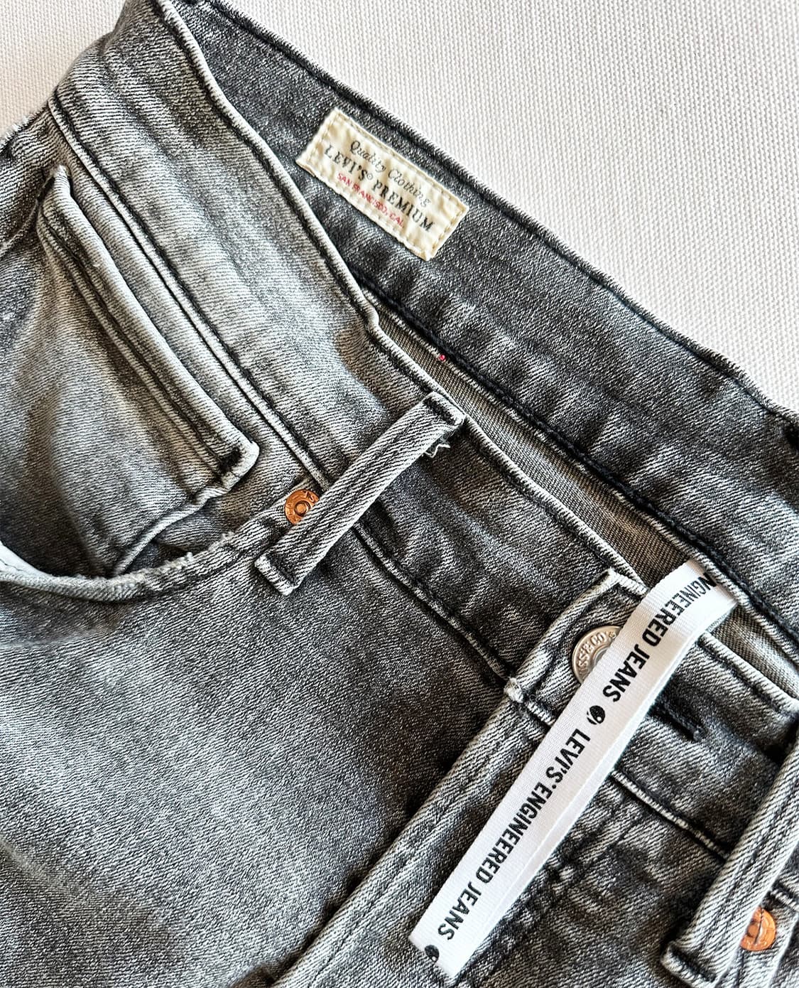 LEVI'S engineered black w30 상품이미지8