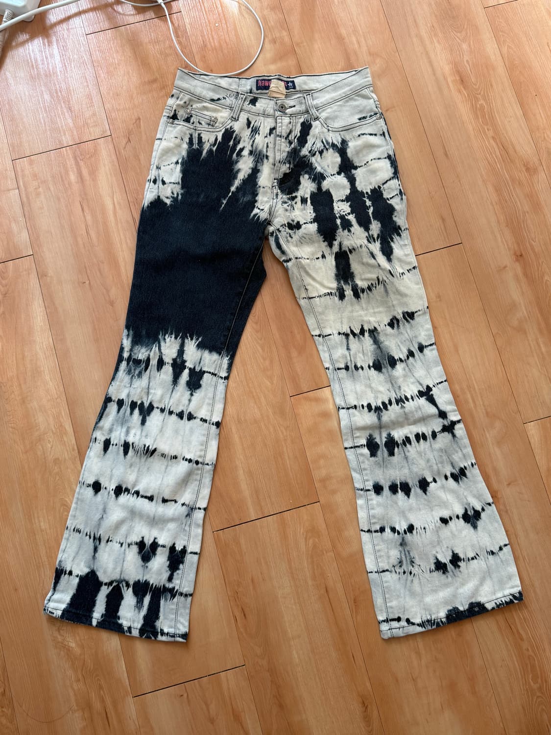 일본 빈티지 부츠컷 나염 팬츠 상품이미지1