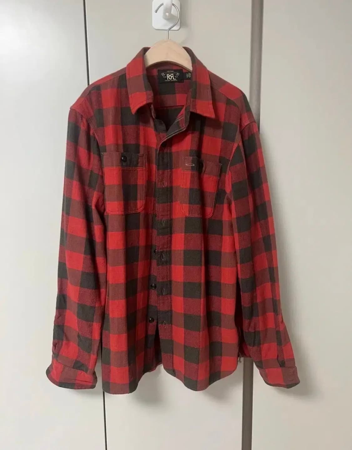 Rrl 플래드 트윌셔츠 M 상품이미지1