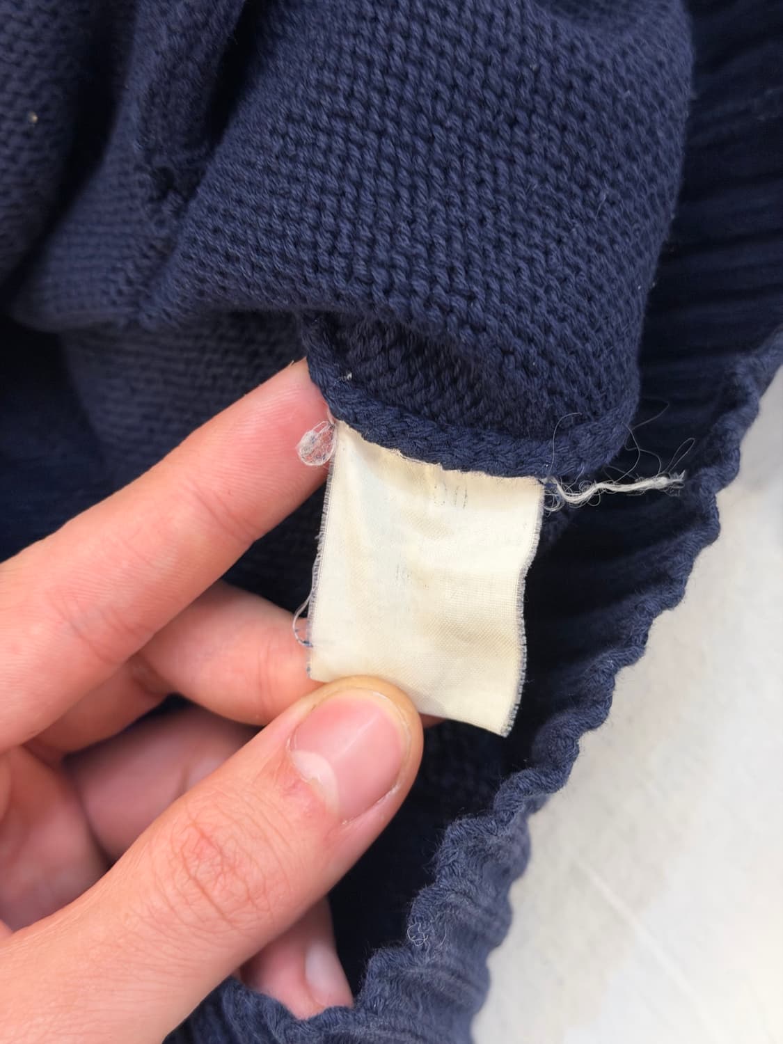 폴로 랄프로렌 코튼 니트 가디건 네이비 상품이미지6