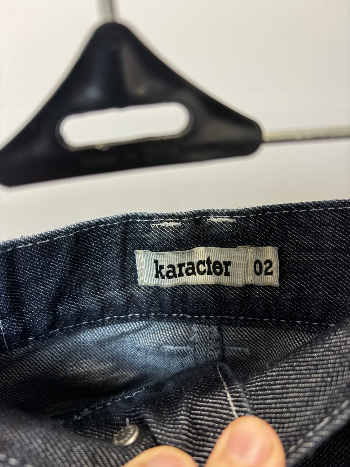 (2) karactor 카락터 사이드 라인 데님팬츠 상품이미지4