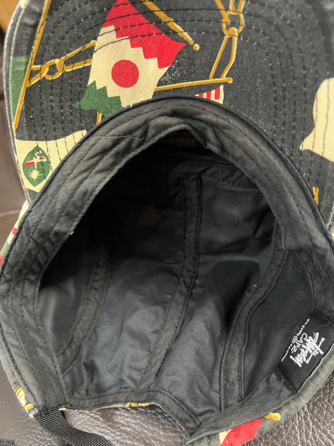 스투시 플래그체인 캠프캡 상품이미지3