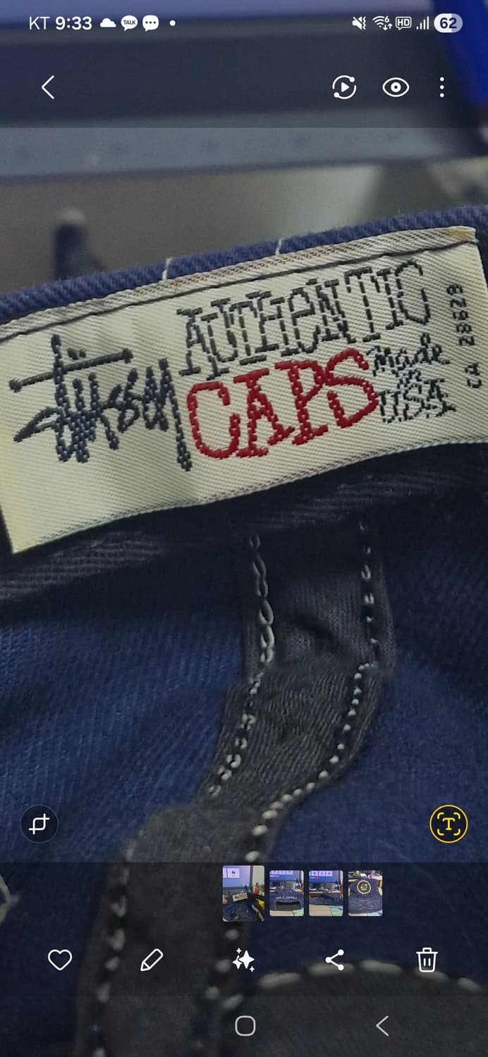 90s stussy, 90년대 스투시 dot logo cap 상품이미지5