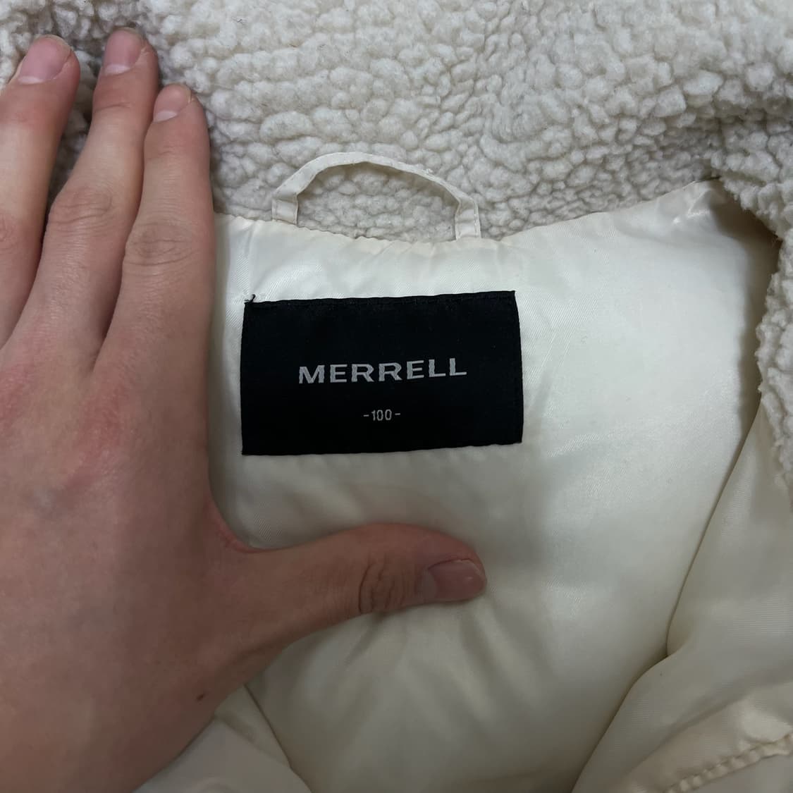 머렐 화이트 다운 패딩조끼 L/100  상품이미지5