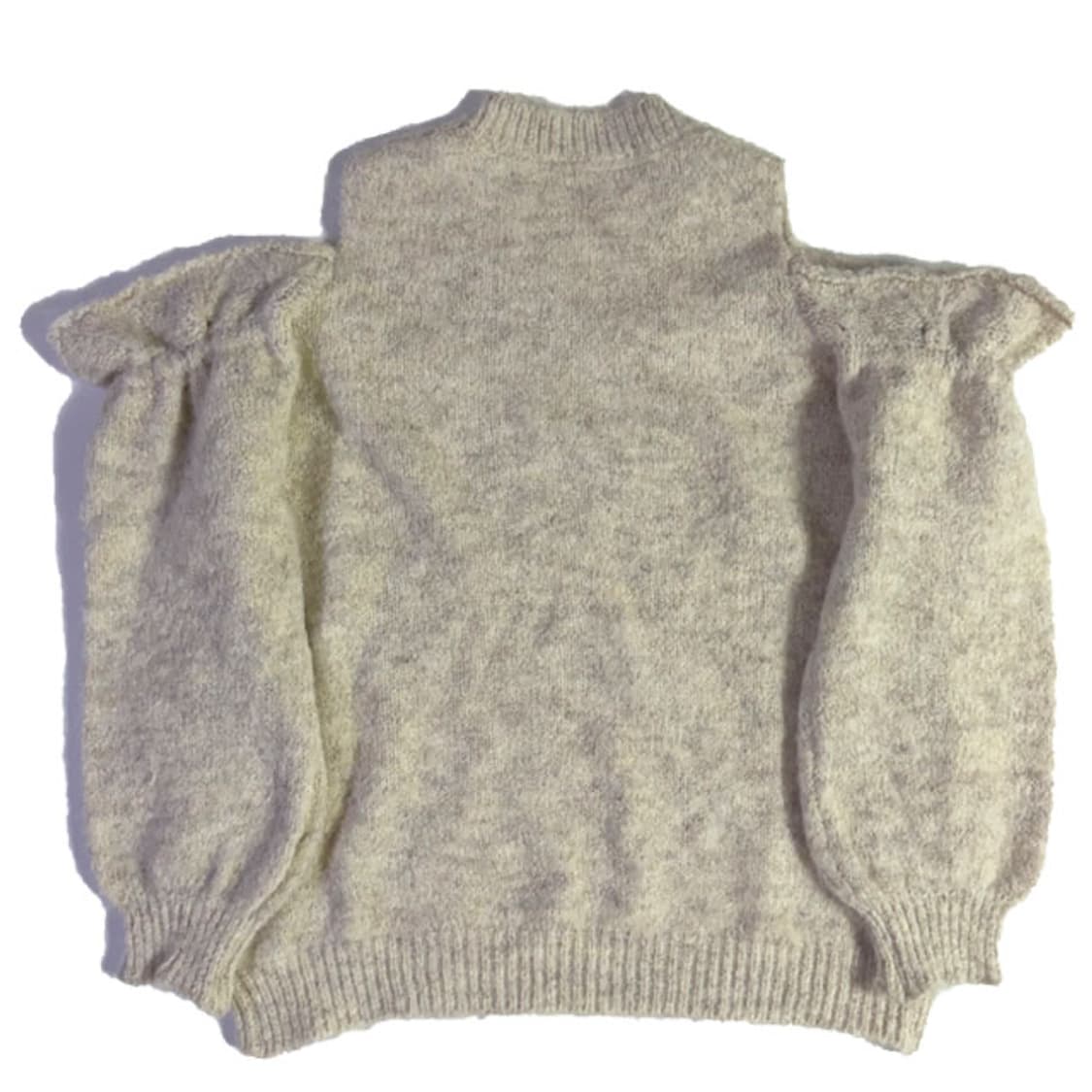 새상품 오프숄더 니트 (베이지) 상품이미지2