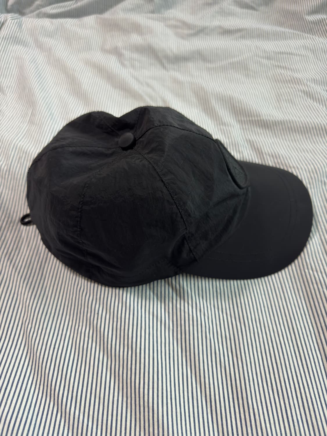 (S급) 스톤 아일랜드 나일론 메탈 6-패널 캡 블랙 XL 상품이미지3