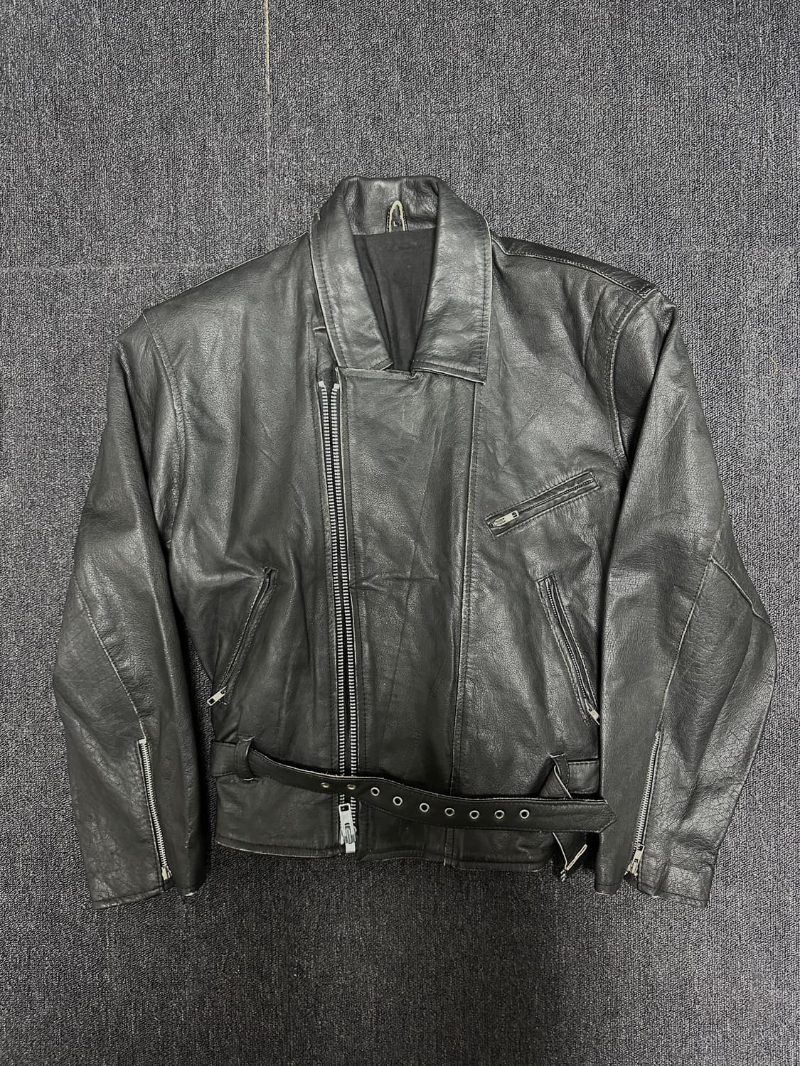 빈티지 소가죽 라이더 자켓 상품이미지1