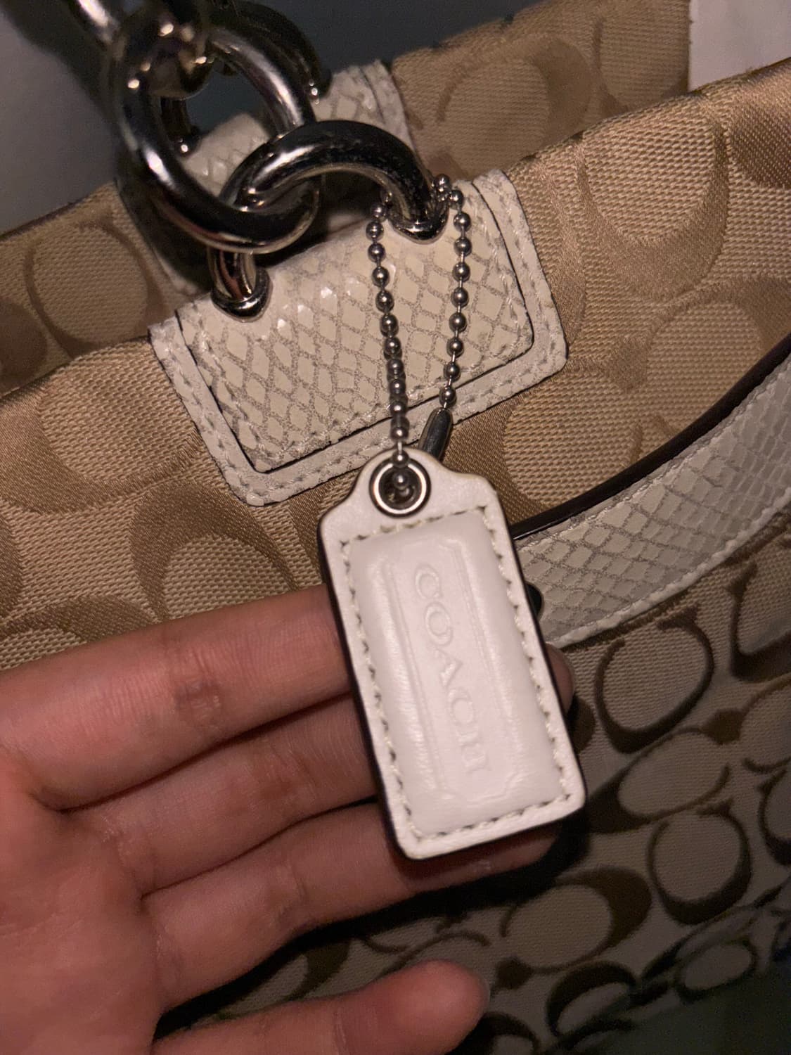 🚨연말세일🚨Coach ivory vintage bag 상품이미지3