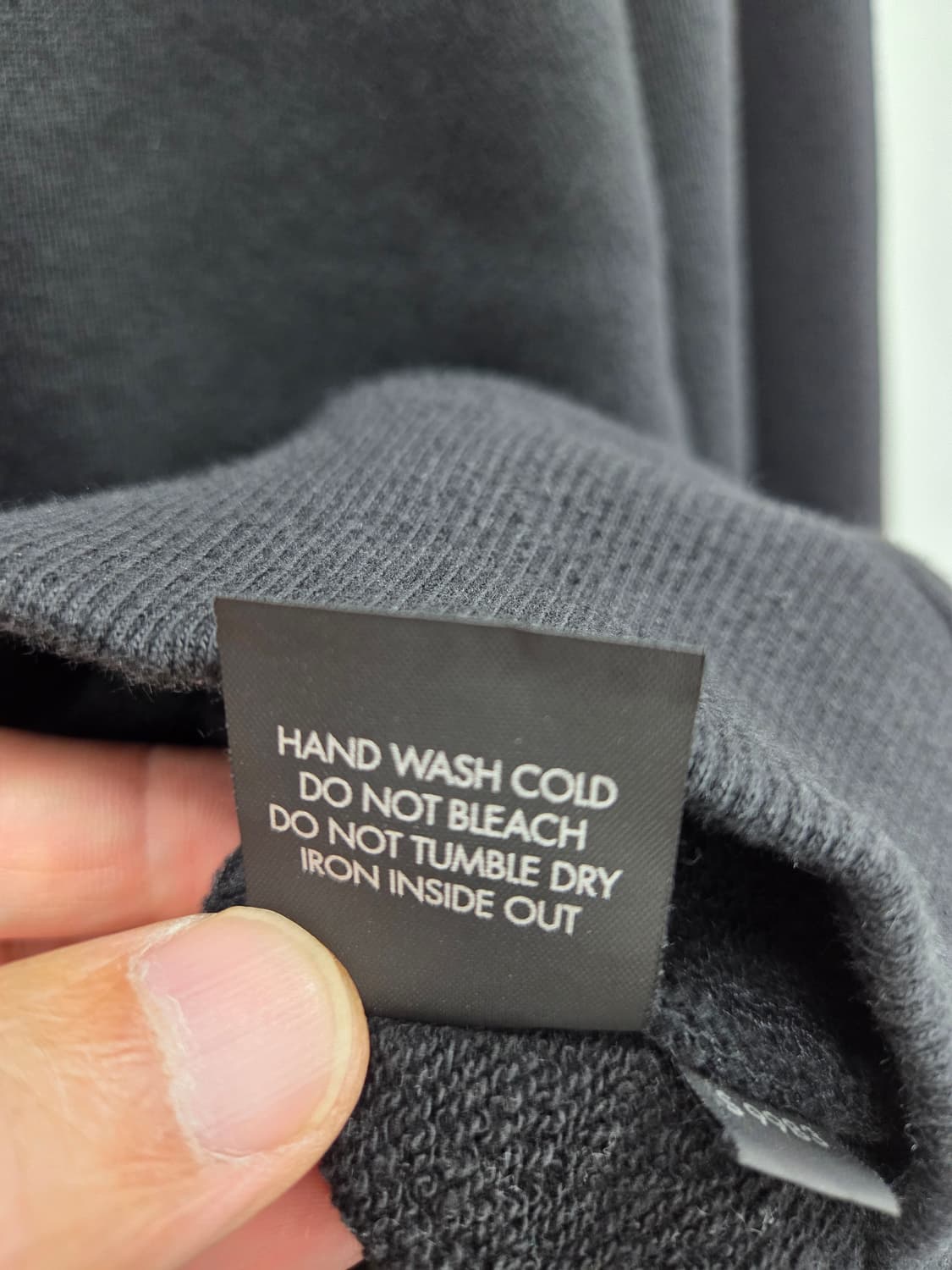 M 피스마이너스원 프라그먼트 Fragment 데이지 후드 블랙 상품이미지10