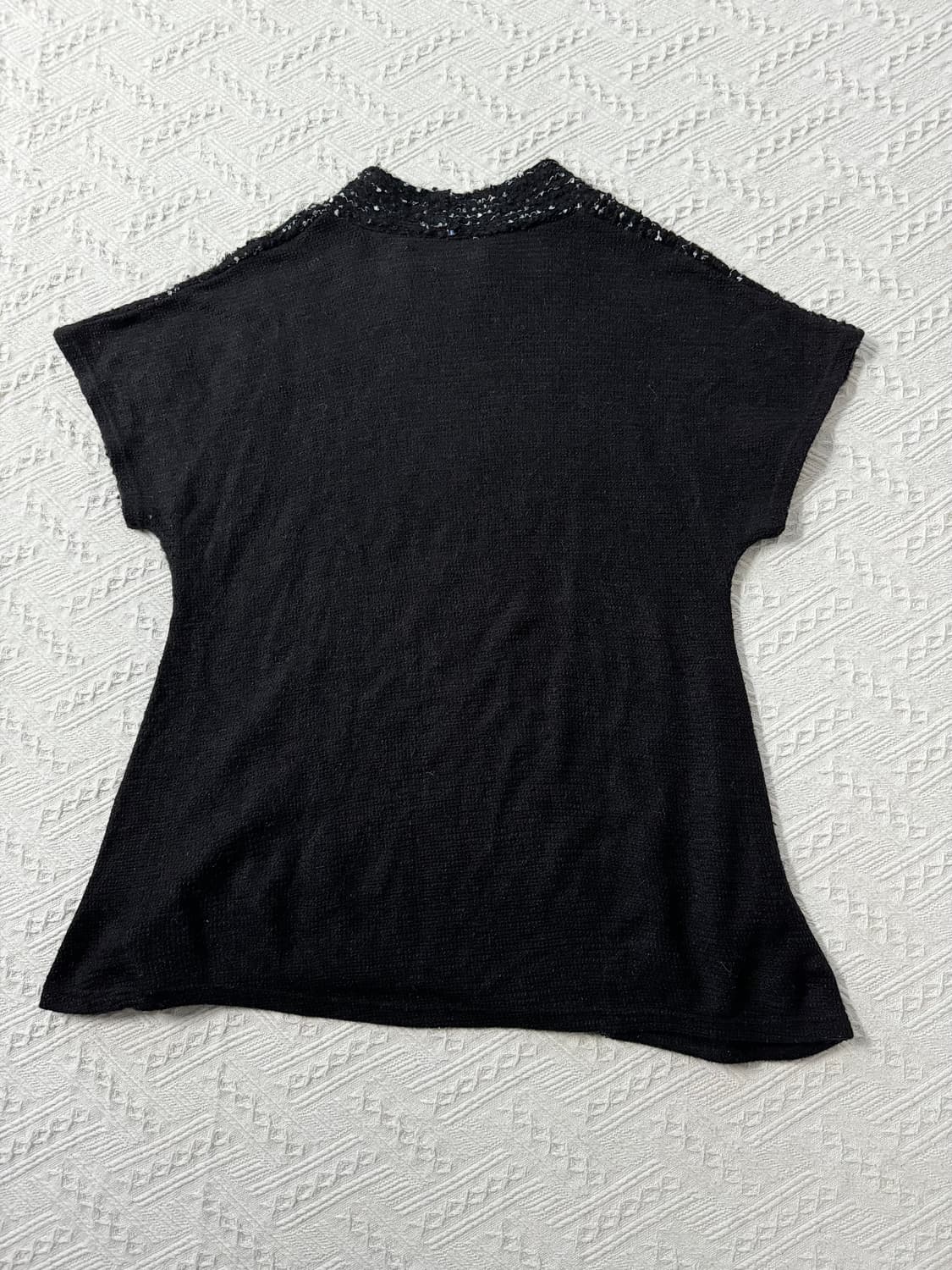 포켓 디테일 하프 슬리브 니트 상품이미지8