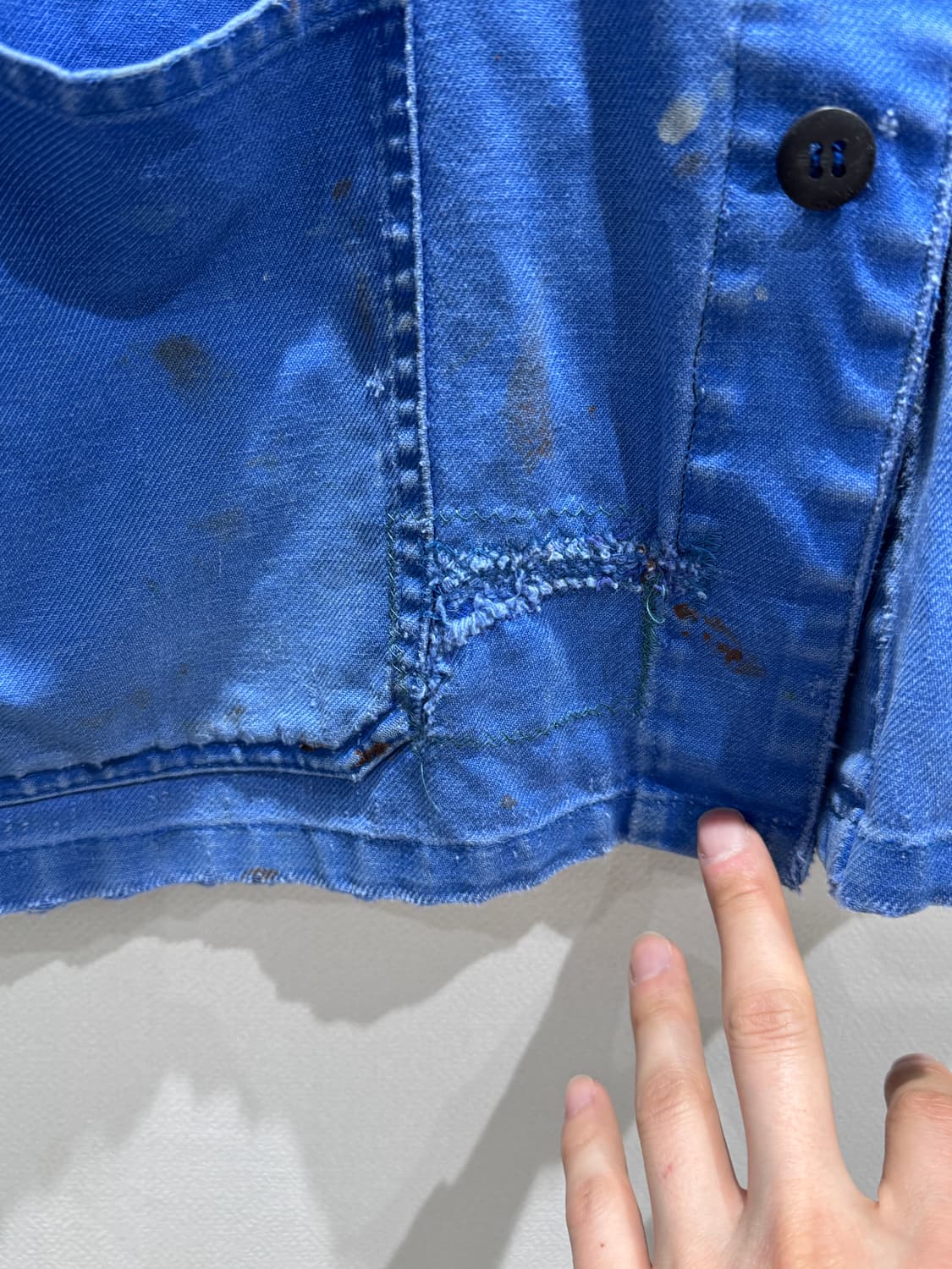 빈티지 패치워크 프렌치 워크 자켓 상품이미지7