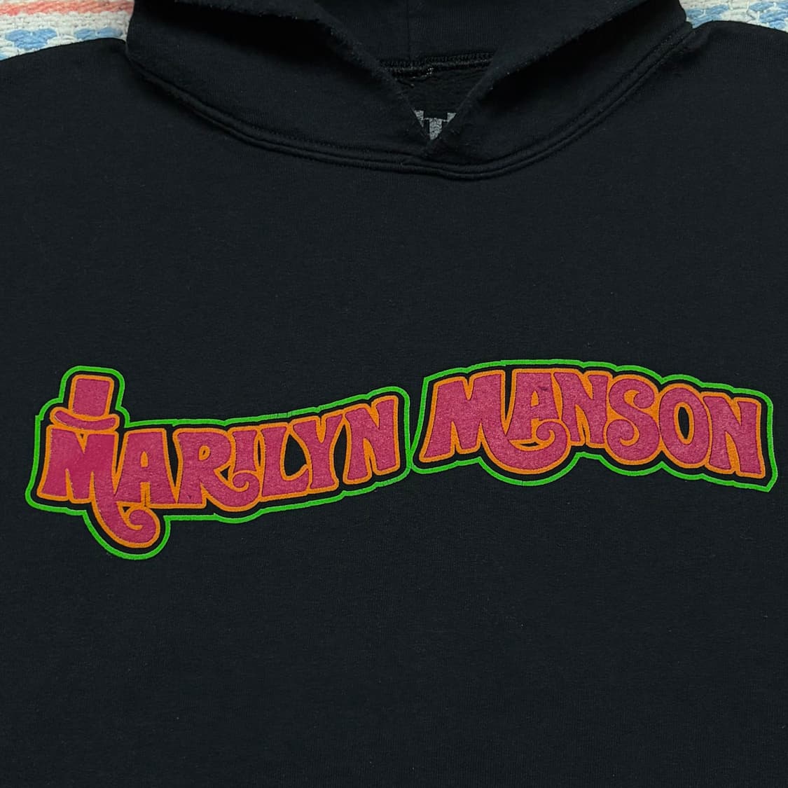 미국 빈티지 마릴린 맨슨 굿즈 후드티 락티 밴드티 상품이미지7