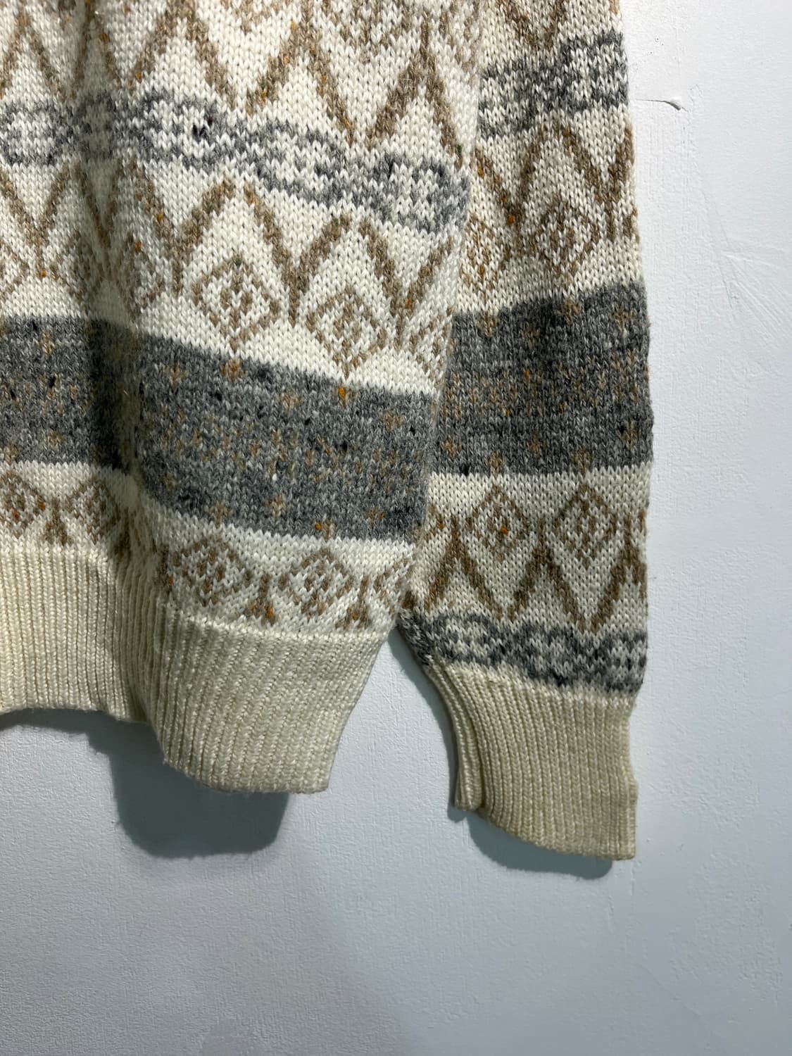 Wool 48% 보카시 울 혼방 노르딕 니트 상품이미지10