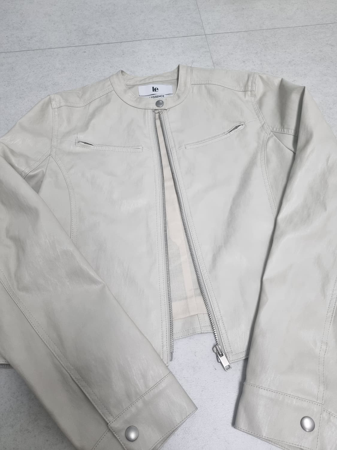 le 르 바이커 레더 자켓 상품이미지4