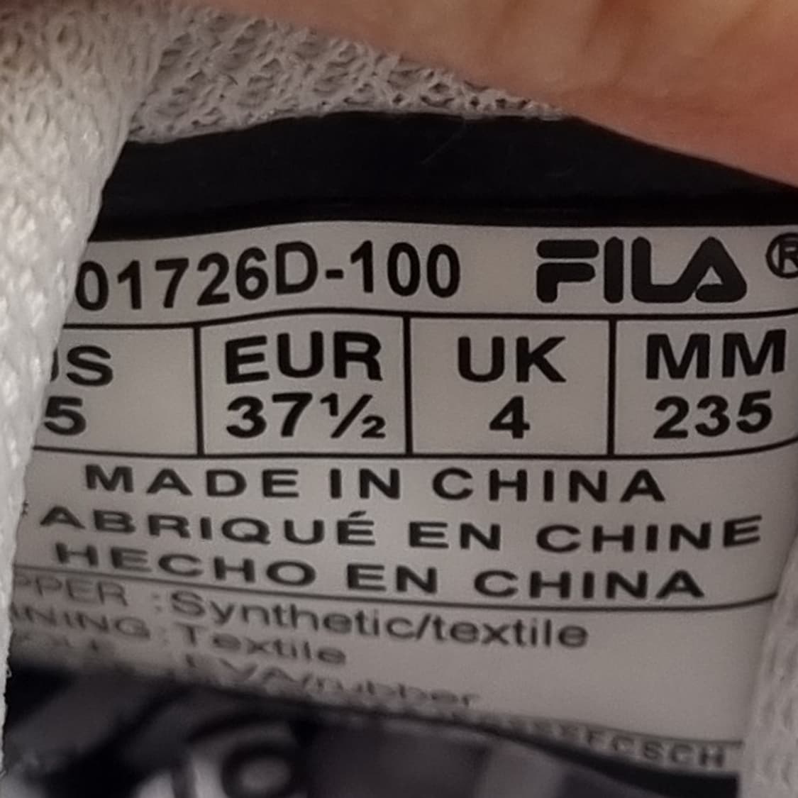 휠라 레이 여성운동화235 상품이미지6