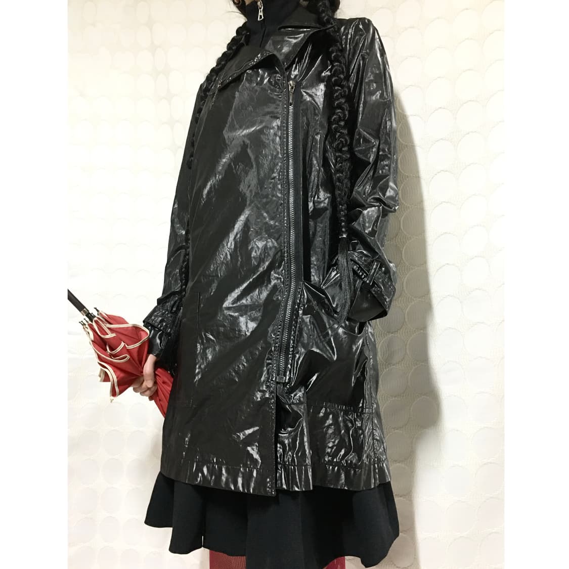 cop copine 블랙 트렌치코트 상품이미지1