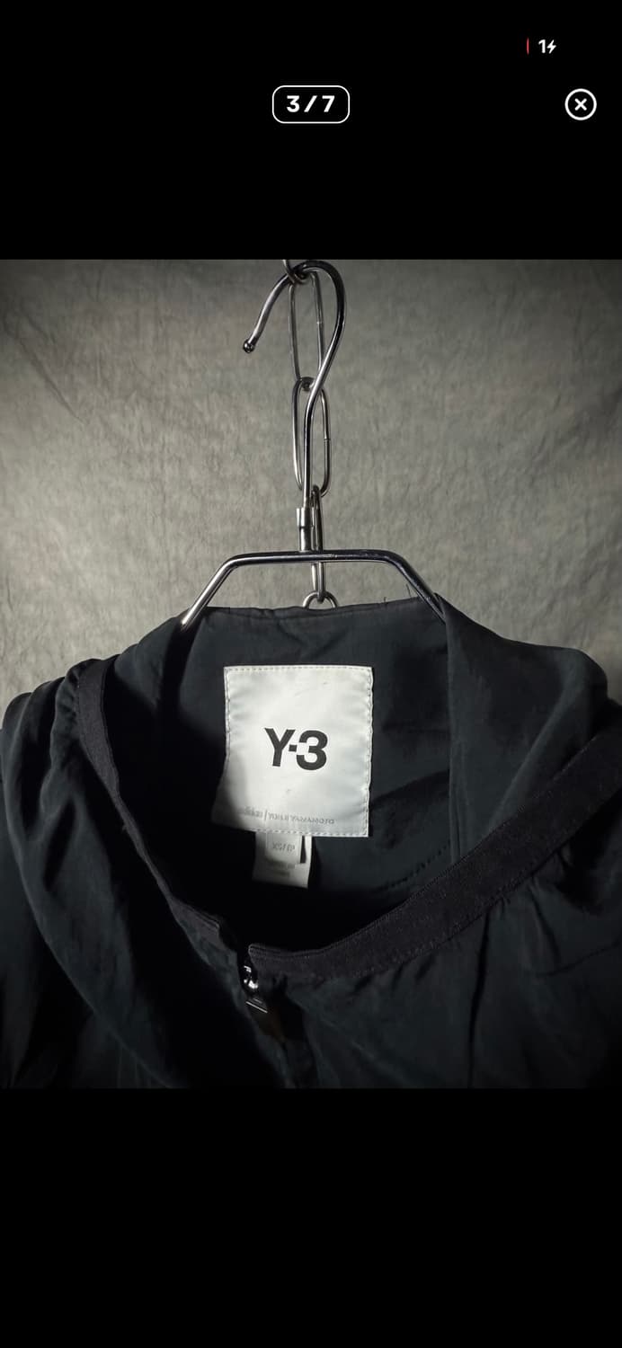 Y-3 cupro oversized hooded zip up 상품이미지3