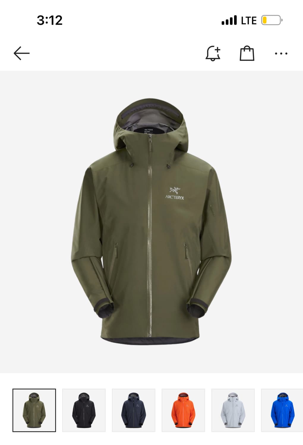 Arc'teryx Beta LT Jacket Tatsu 상품이미지1