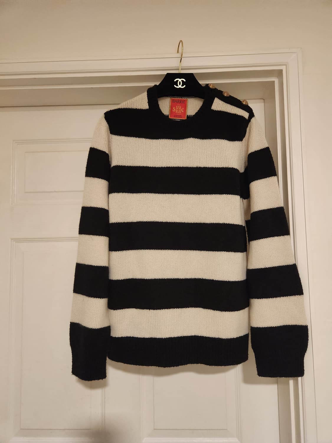 (정품)샤넬 배리 BARRIE  스트라이프 니트 상품이미지5