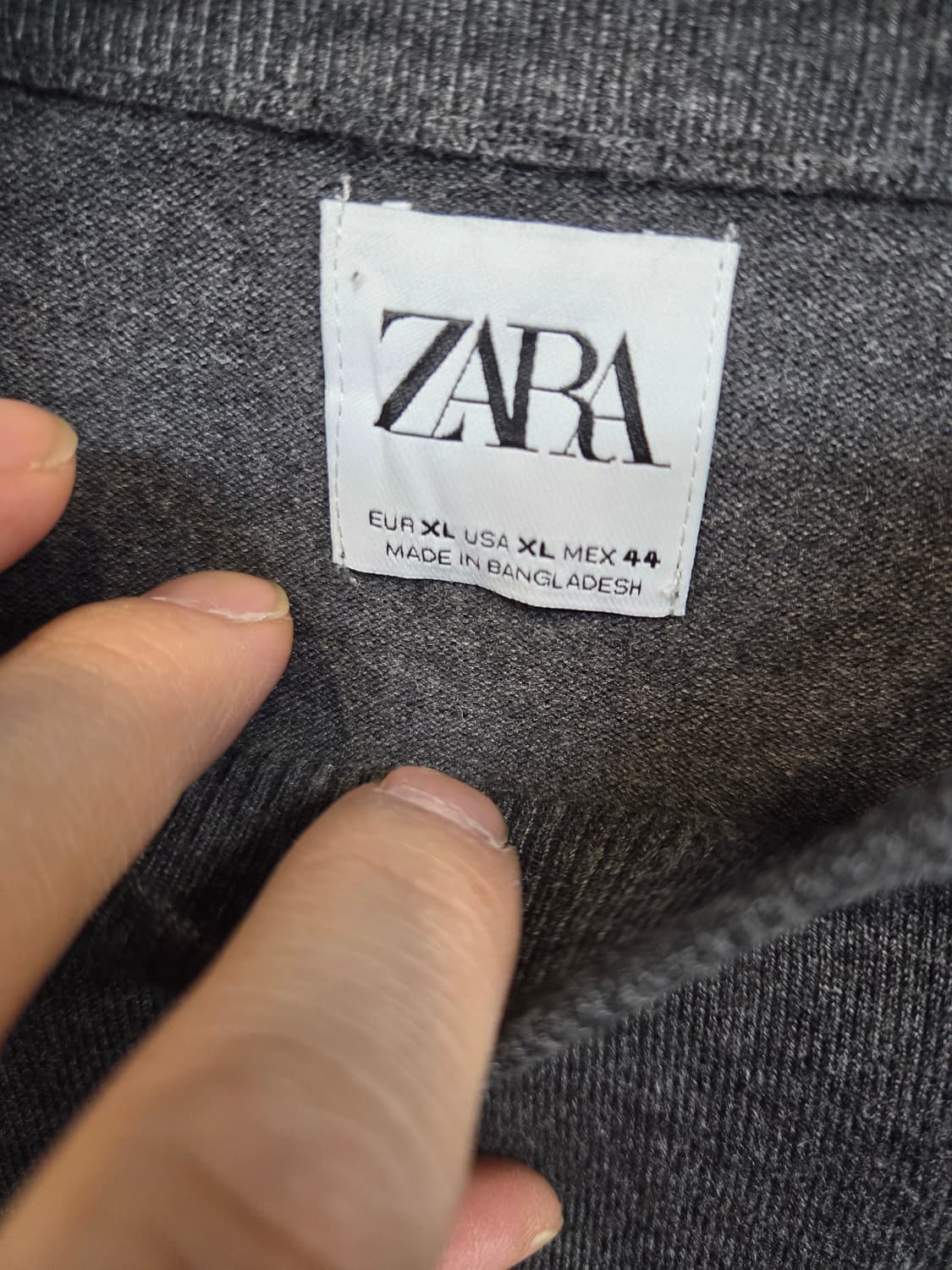 자라 비스코스 나일론 니트 xl 상품이미지3