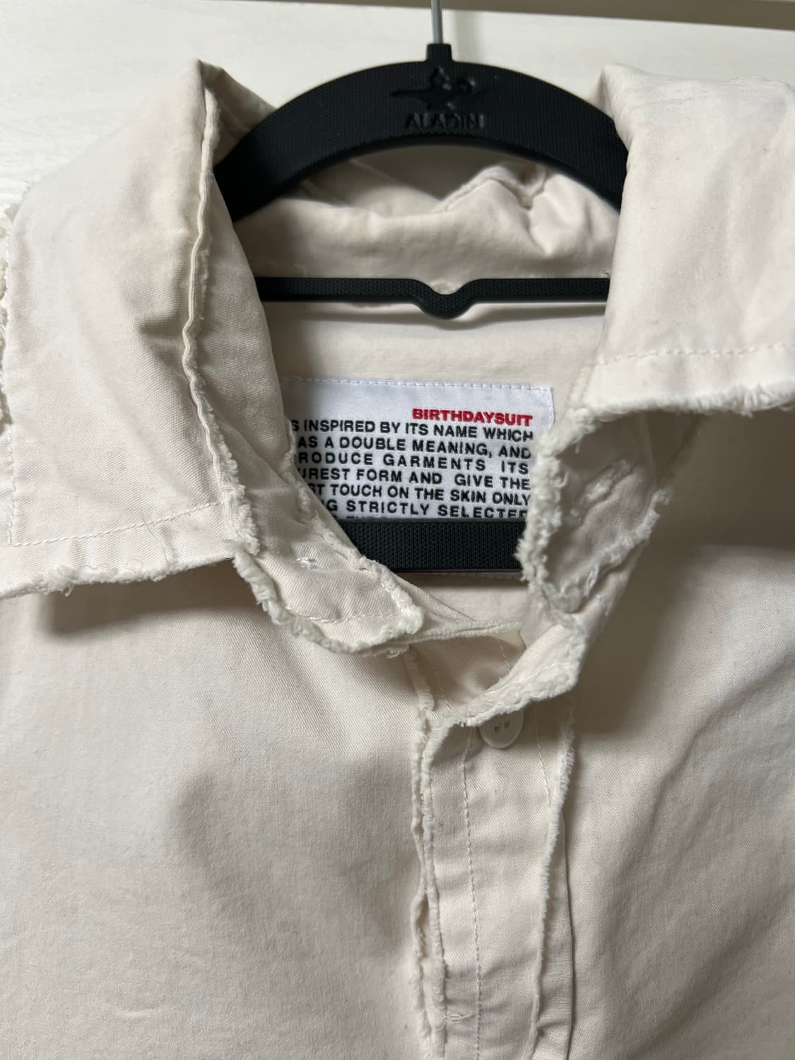 벌스데이슈트 디테일 셔츠 상품이미지3