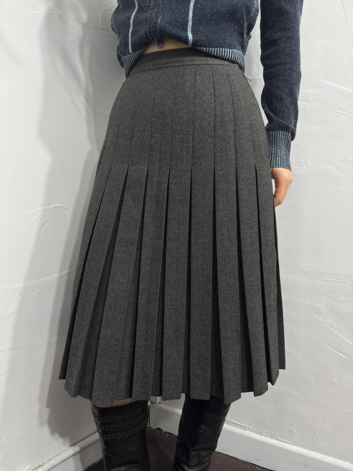 givenchy pleats wool skirt 상품이미지1