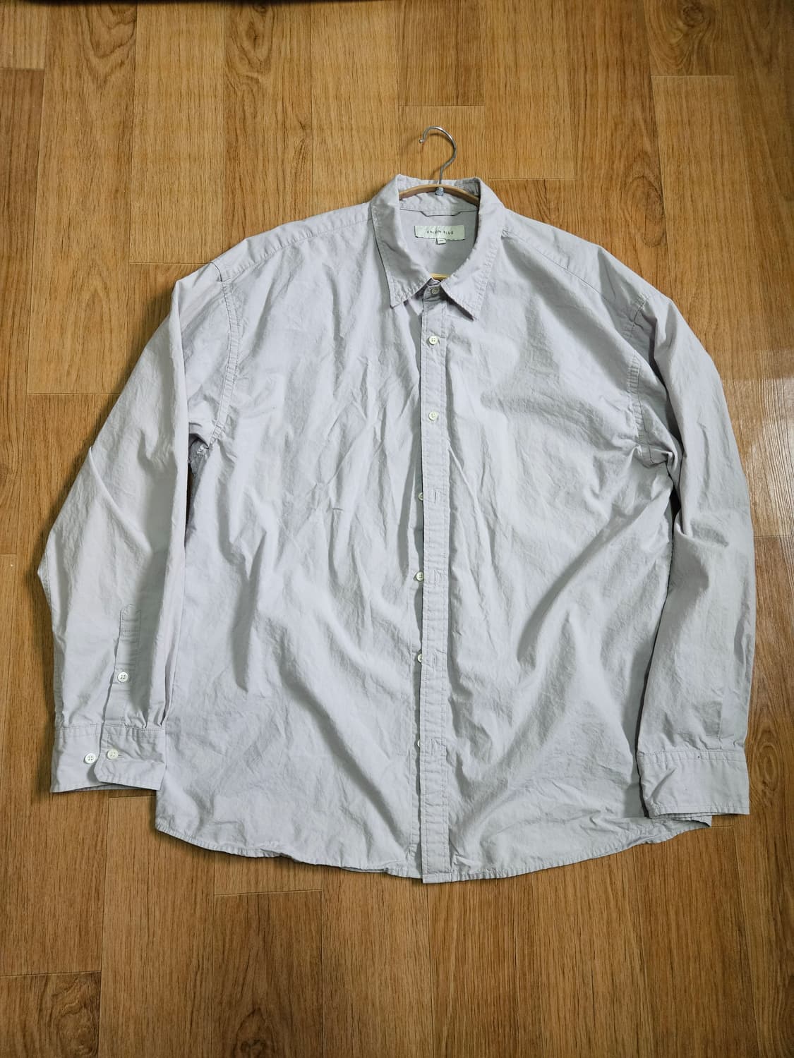 유니온블루  런드리셔츠  그레이  상품이미지2