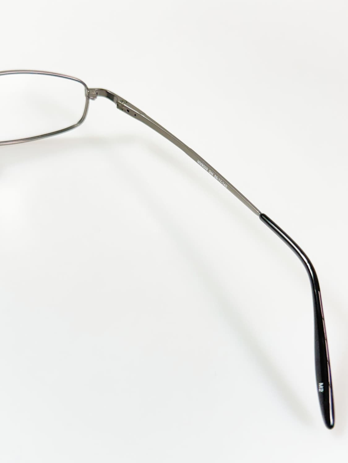 TEMPO 슬림 스퀘어 다크실버 메탈 프레임 빈티지 안경 상품이미지6