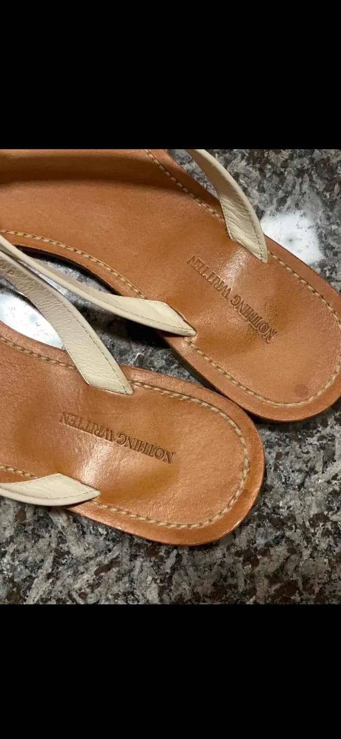 낫띵리튼 knotted leather slides 37(240) 상품이미지4