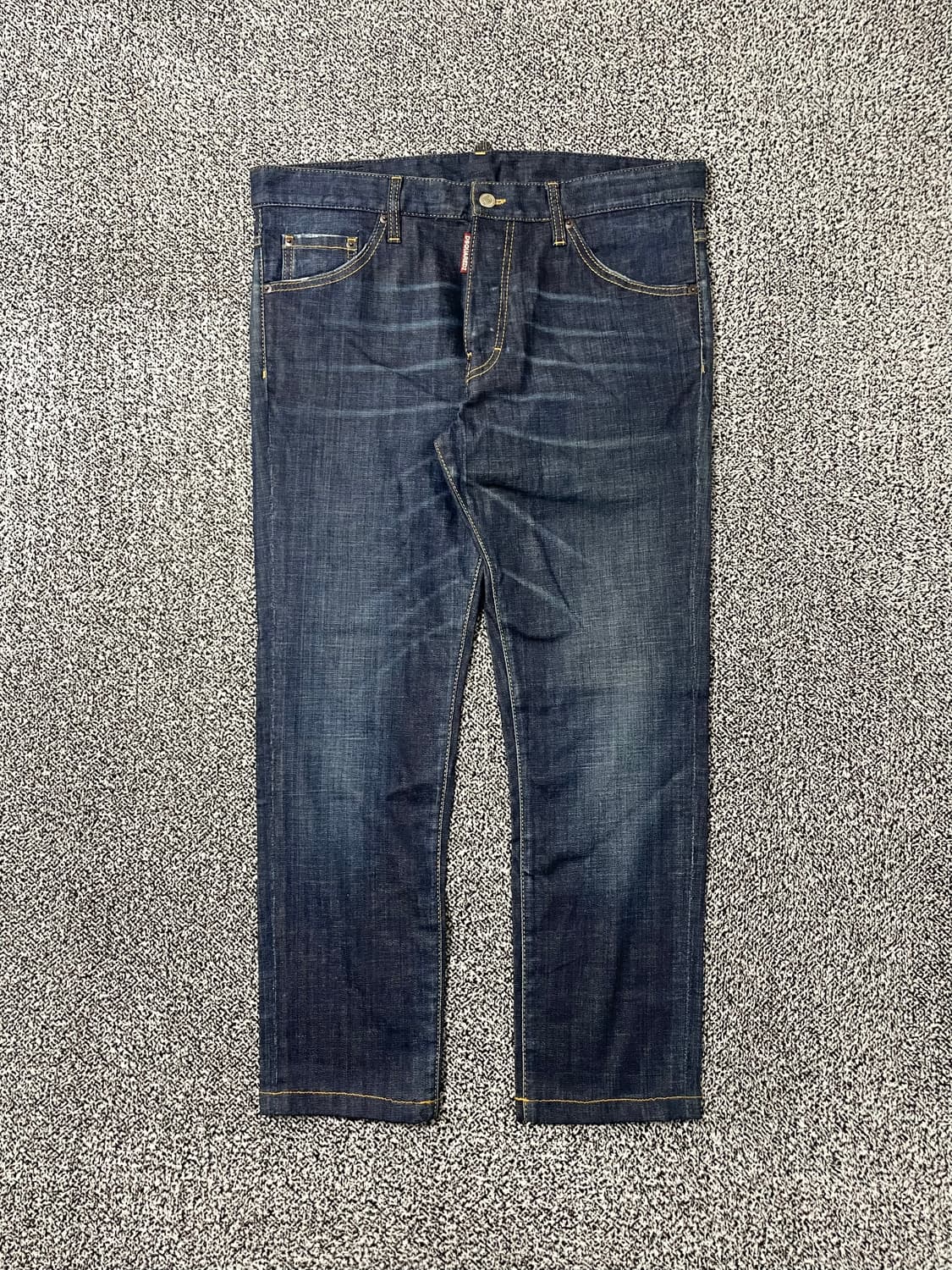  빈티지9. Dsquared2 디스퀘어드2 워싱 진청 데님 팬츠 청바지 상품이미지1