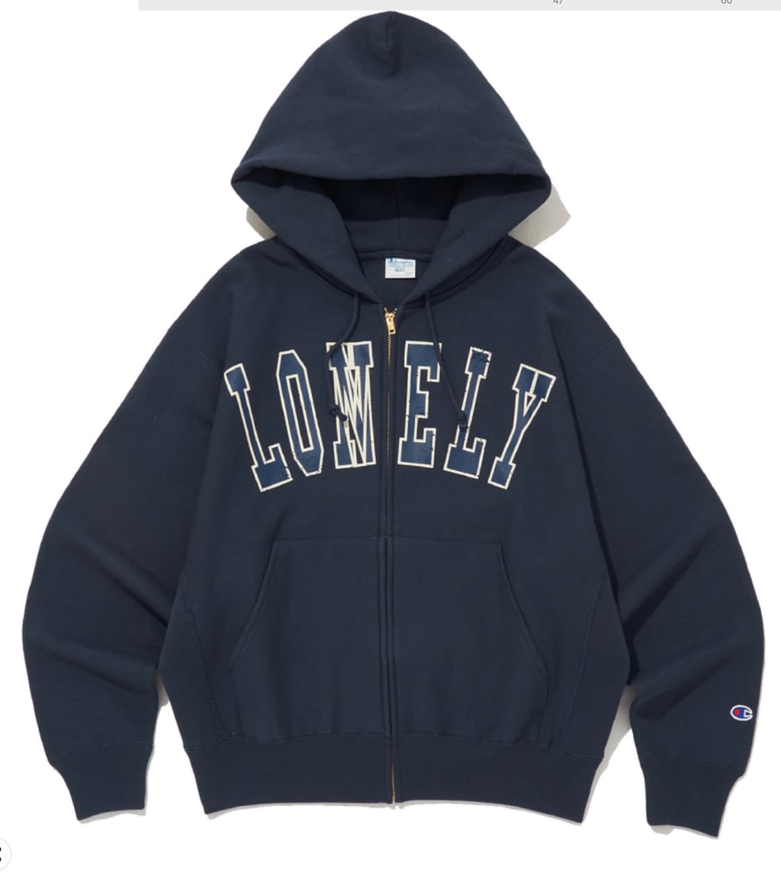 챔피온 노앙 후드집업 다크 네이비 S [Champion X NOHANT] 상품이미지1