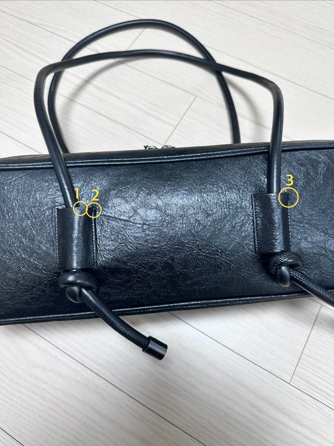 트리밍버드 스퀘어 스트링 숄더백 상품이미지4