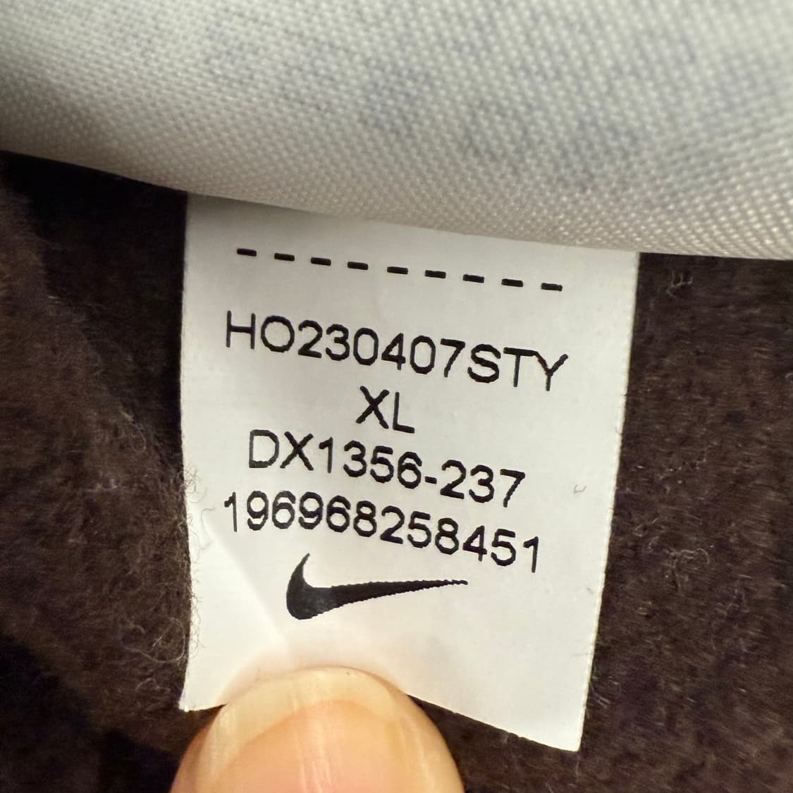 [정품/XL] 나이키 스우시 브라운 후드티 nrg b15 상품이미지7