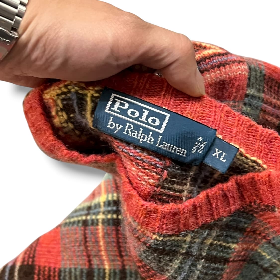  폴로랄프로렌 암패치 체크 니트 y13999 상품이미지7
