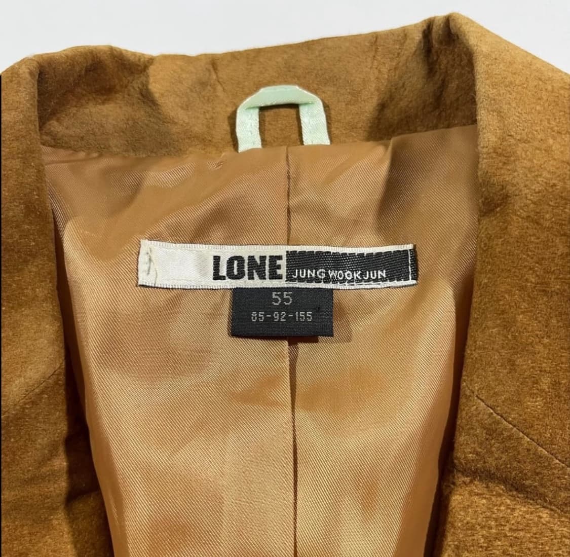 [JUUN.J] 준지 정욱준 LONE 스웨이드 원버튼 자켓 상품이미지3