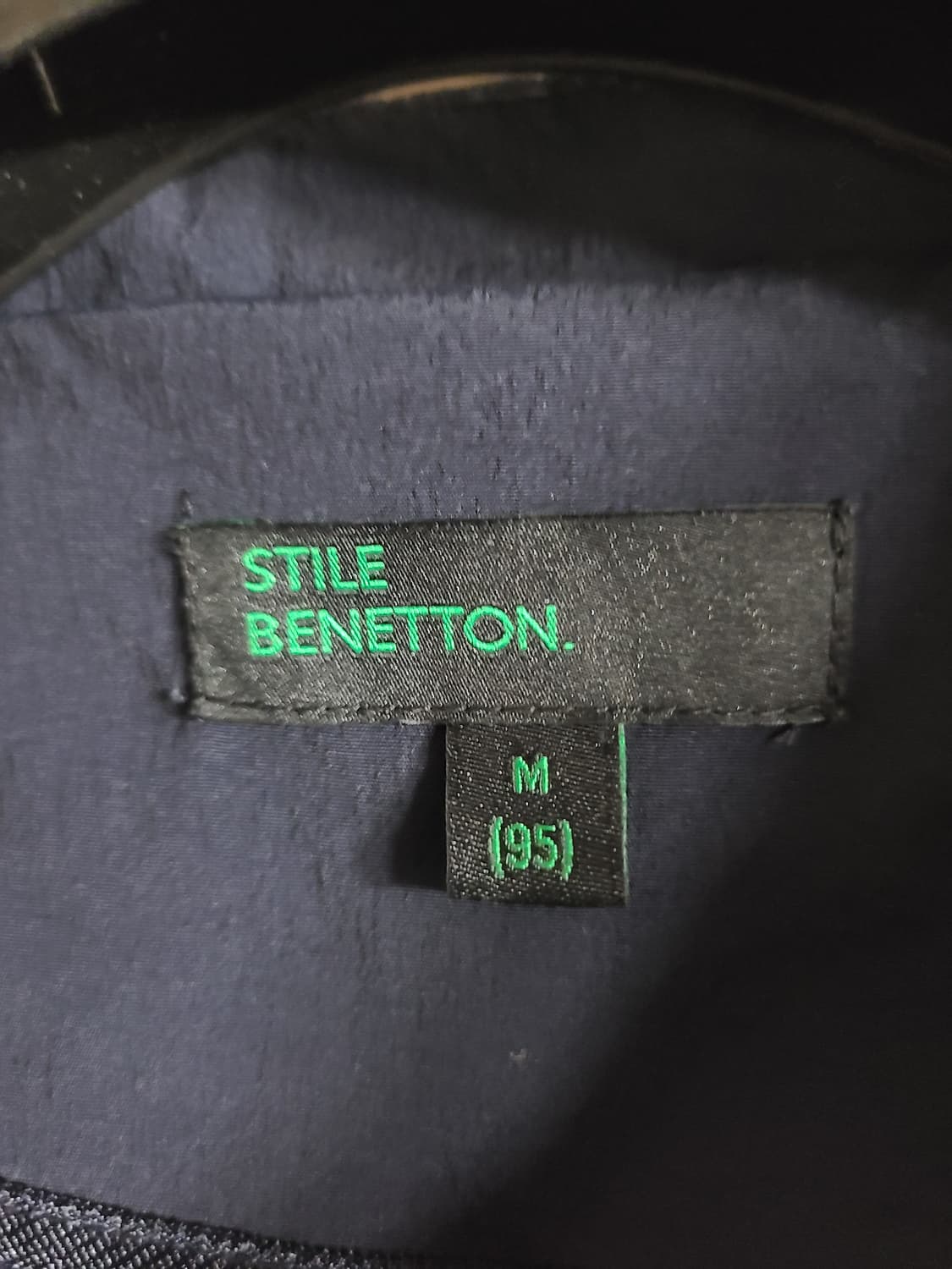 베네통 네이비 반팔 자켓 M(95) 상품이미지4