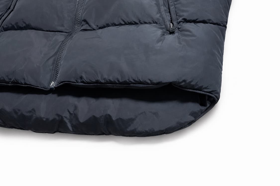 JPN 00s 빈티지 컨버스 올드스쿨 네이비 패딩 베스트 LL 상품이미지4