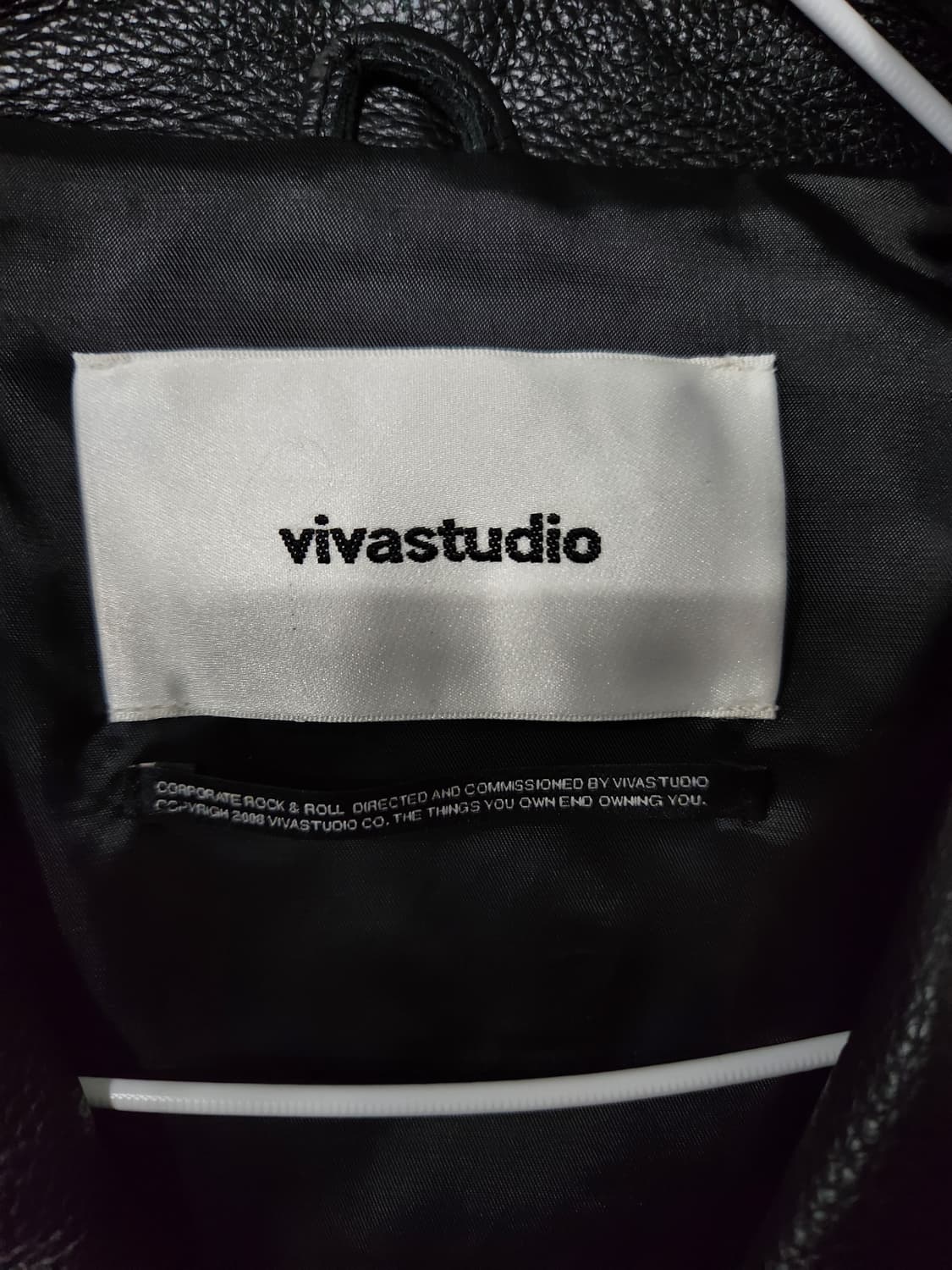 비바스튜디오 가죽 라이더 자켓 S 상품이미지3