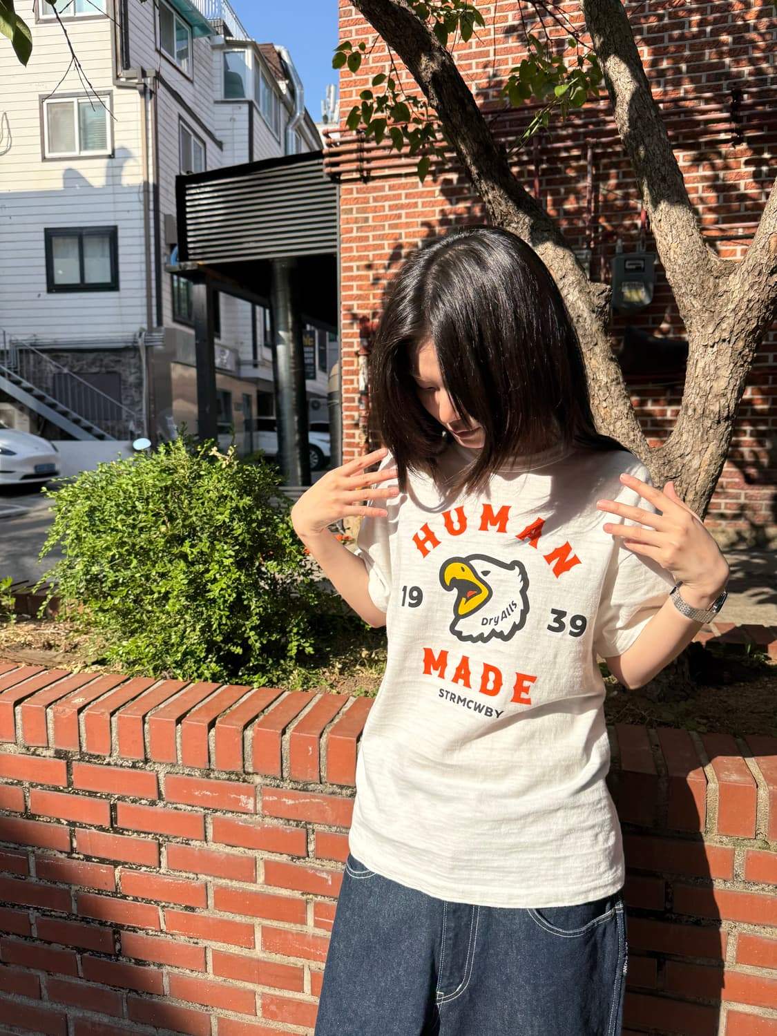 휴먼 메이드 애니멀 로고 티셔츠 상품이미지7