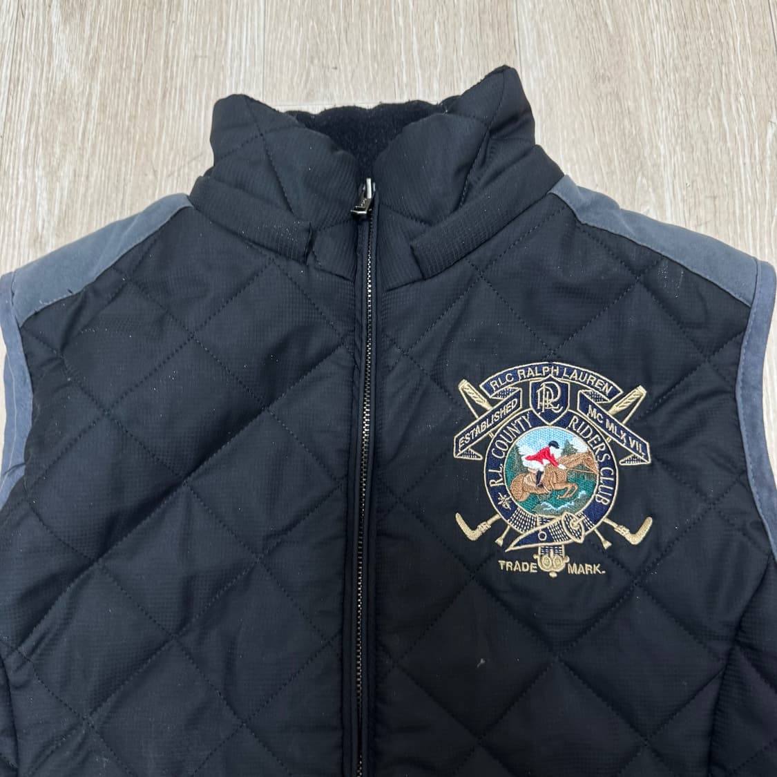 폴로 랄프로렌 자수 퀼팅조끼 M/95  상품이미지2