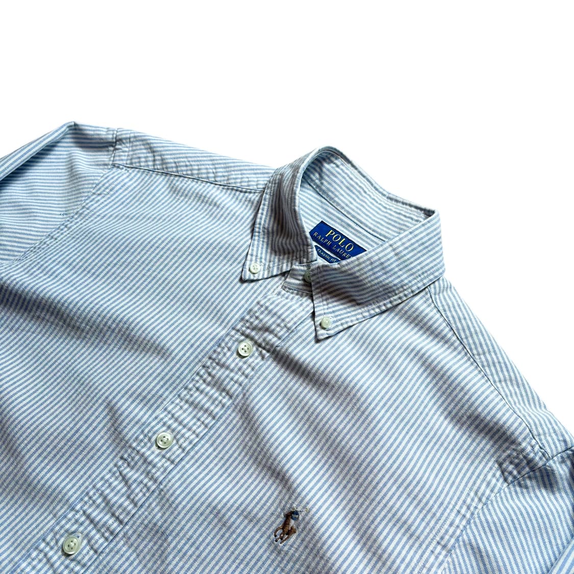 폴로 옥스퍼드면 스트라이프 셔츠 상품이미지2