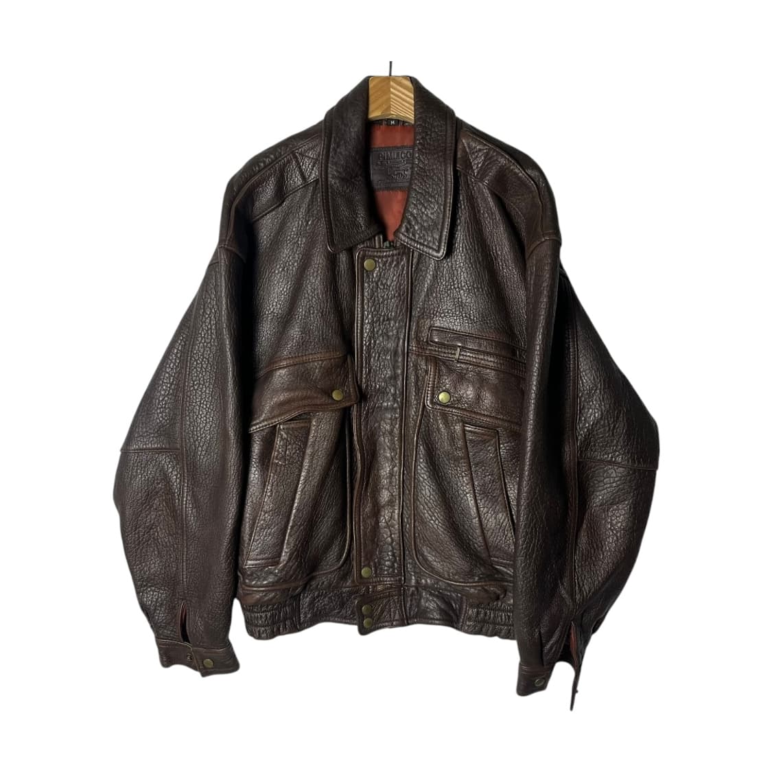 [PIMLICO] 핌리코 램스킨 레더 봄버자켓 상품이미지1